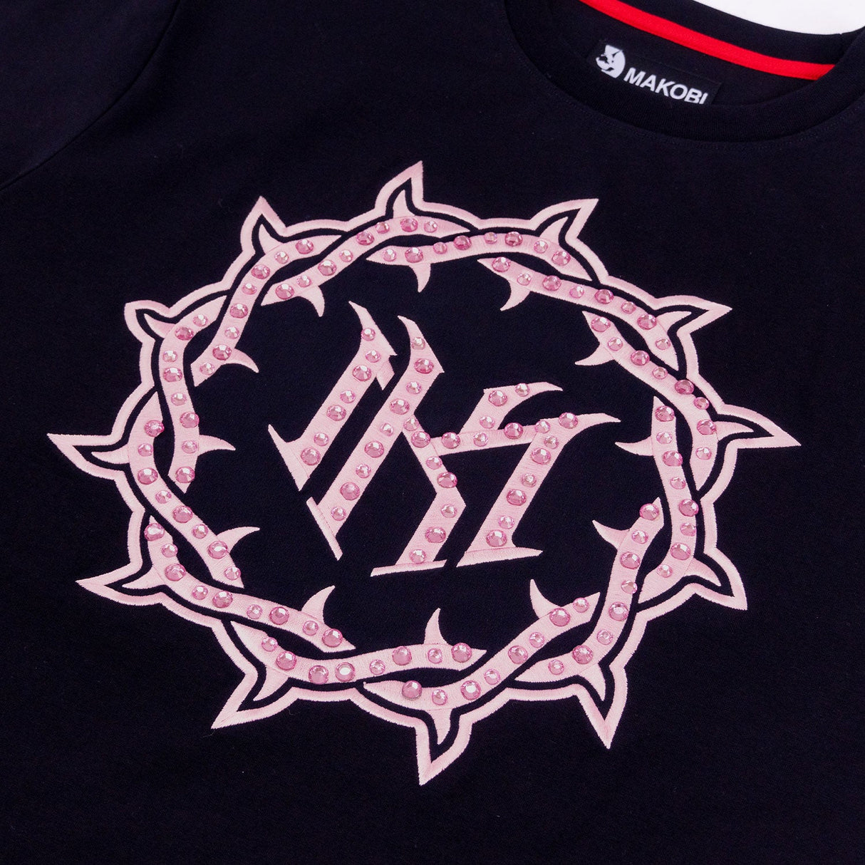 Makobi Jersey Shirt | M138 Prestige Tee - Black.Pink