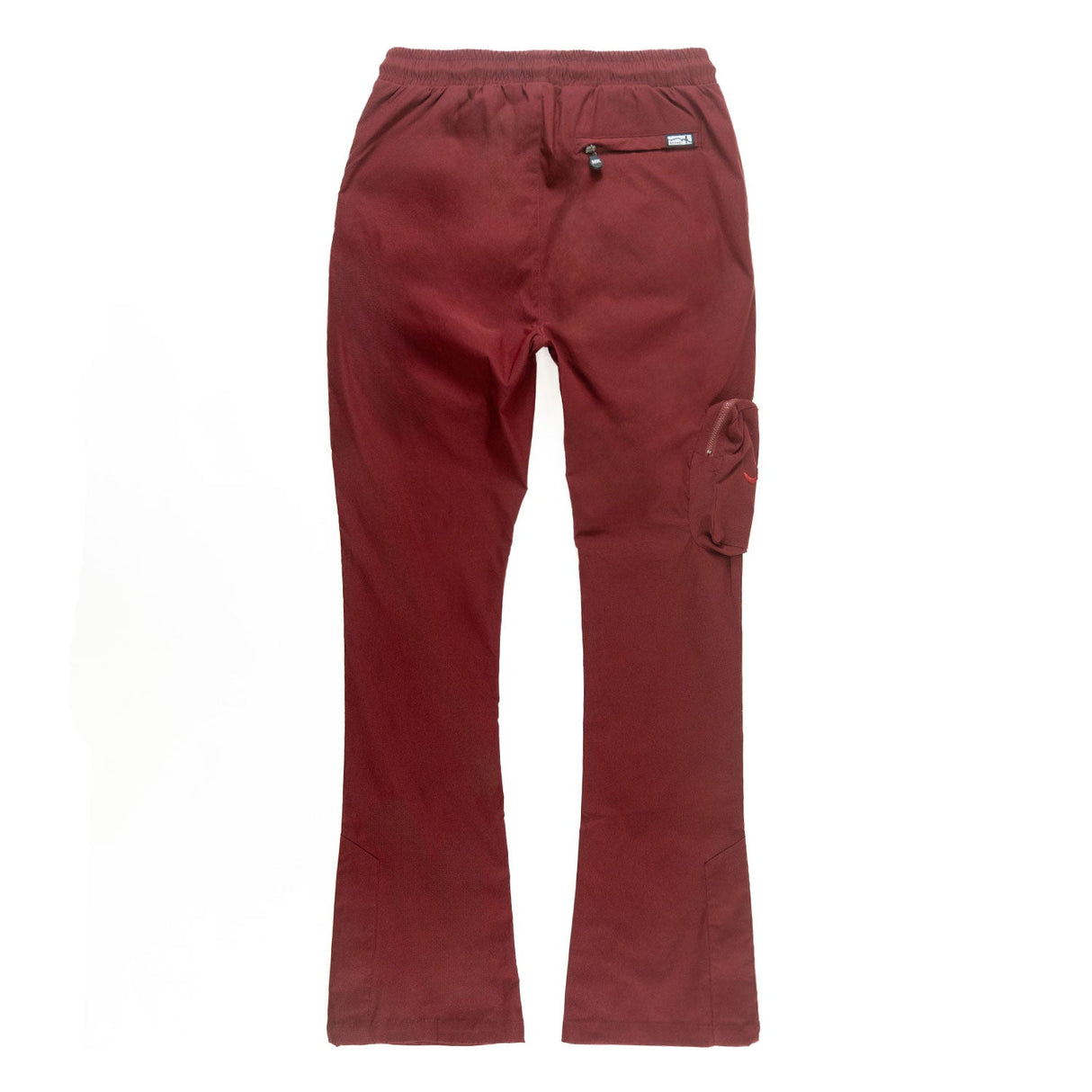 Makobi M1625 Sartoni Nylon Stacked Pants - Burgundy