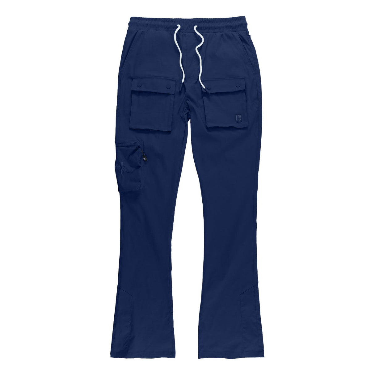 Makobi M1625 Sartoni Nylon Stacked Pants - Navy