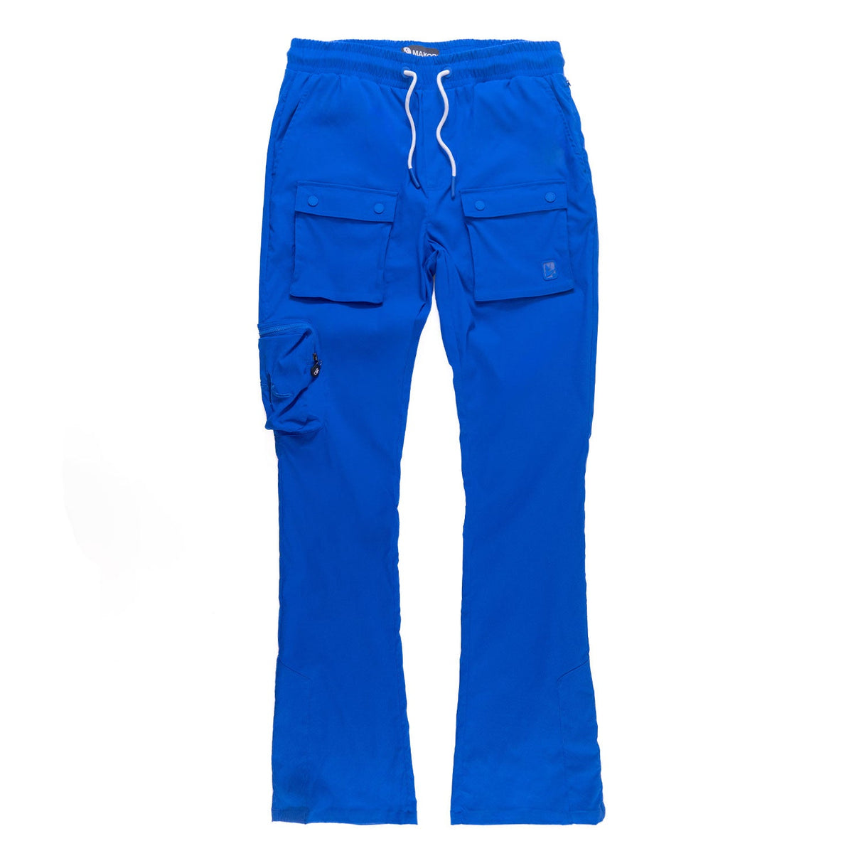 Makobi M1625 Sartoni Nylon Stacked Pants - Royal