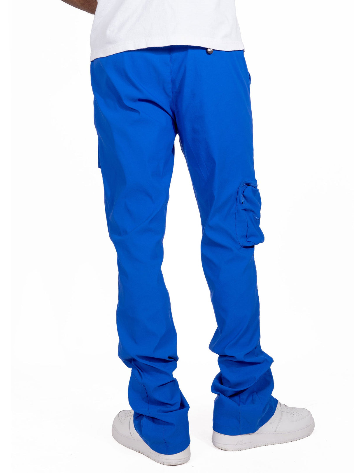Makobi M1625 Sartoni Nylon Stacked Pants - Royal