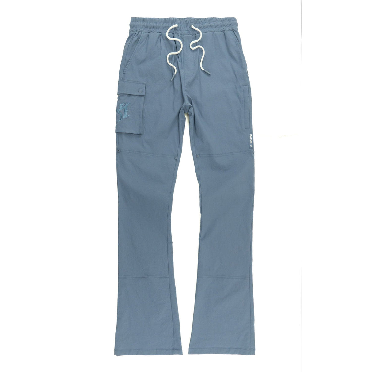 Makobi Nylon Pants | M1634 Adorni Stacked - Midnight Blue