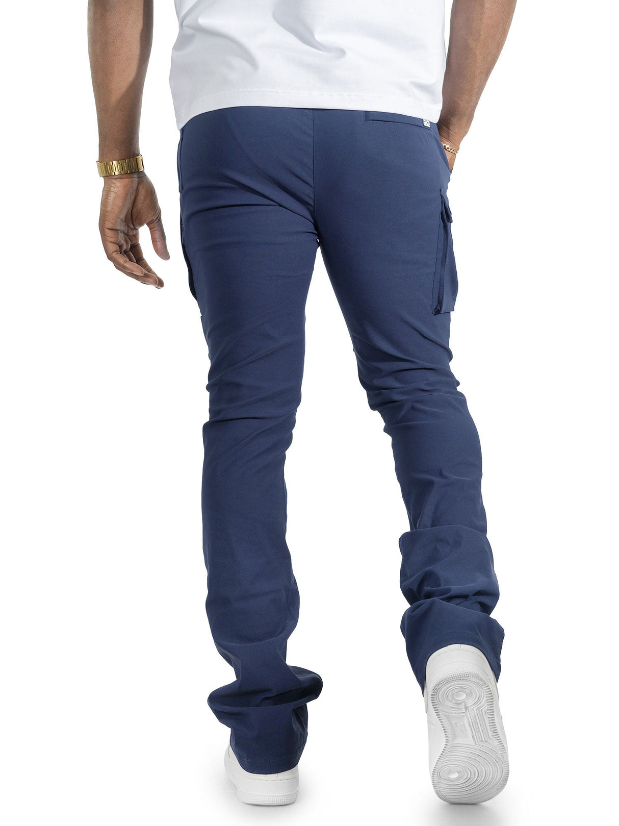 Makobi Nylon Pants | M1634 Adorni Stacked - Navy
