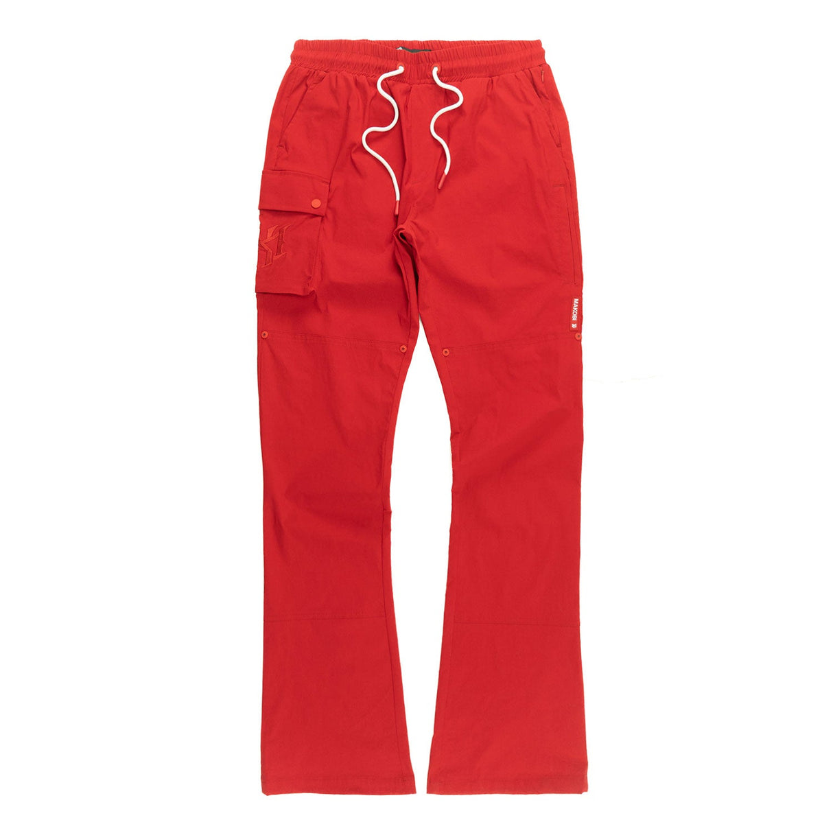 Makobi Nylon Pants | M1634 Adorni Stacked - Red