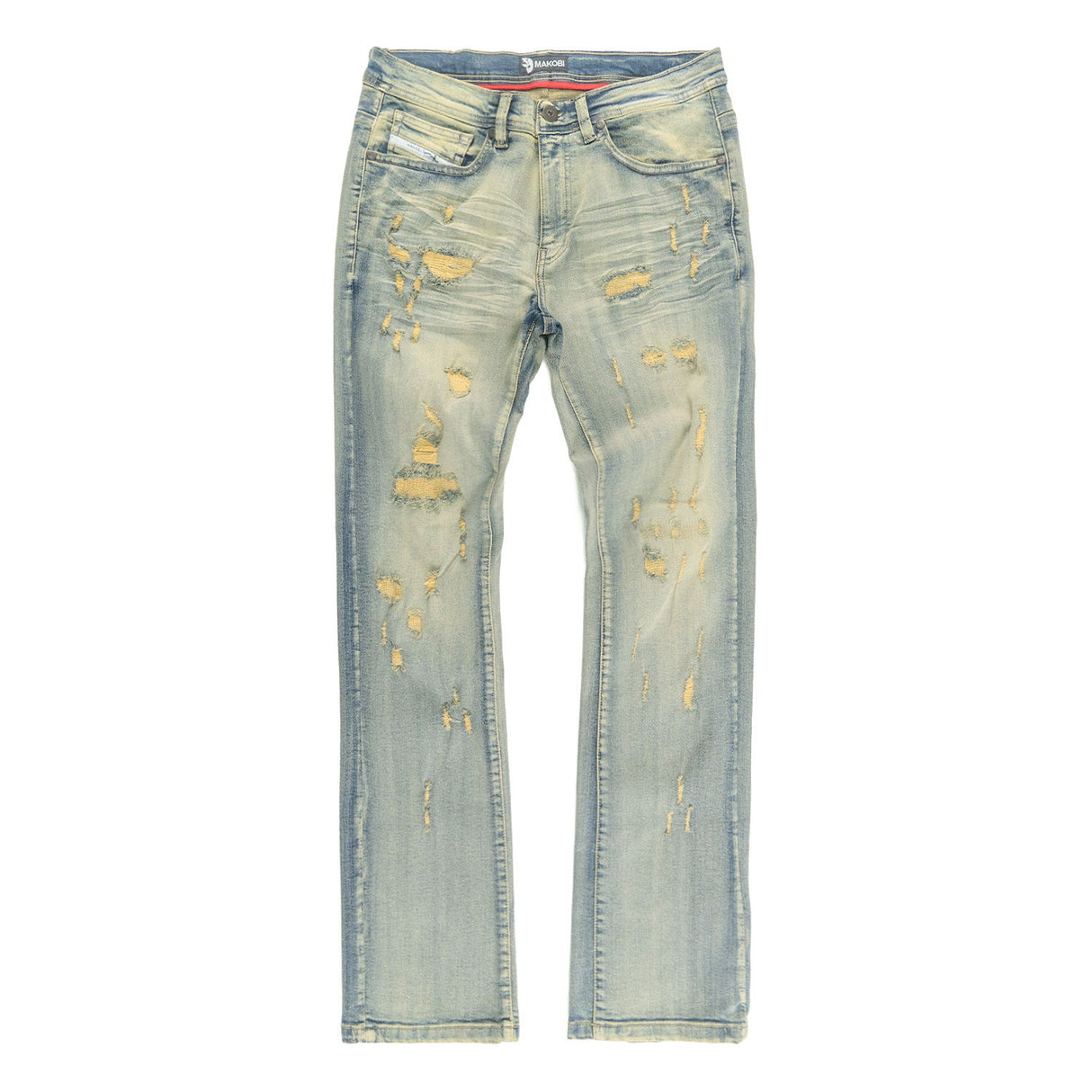 Makobi Slim Fit Jeans | M1753 Bionco Pants - Dirt