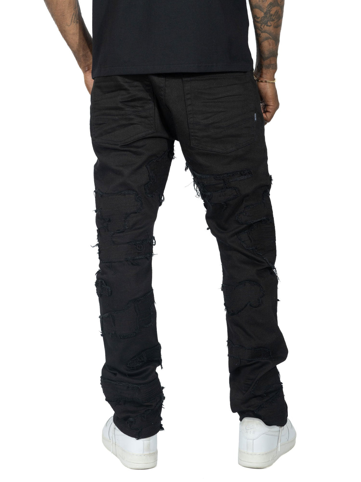 Makobi M1781 Prato Jeans - Black/Black