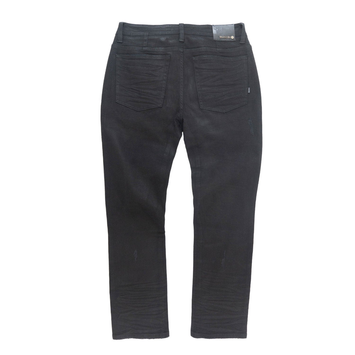 Makobi M1901 Makobi Segreto Waxed Jeans - Black
