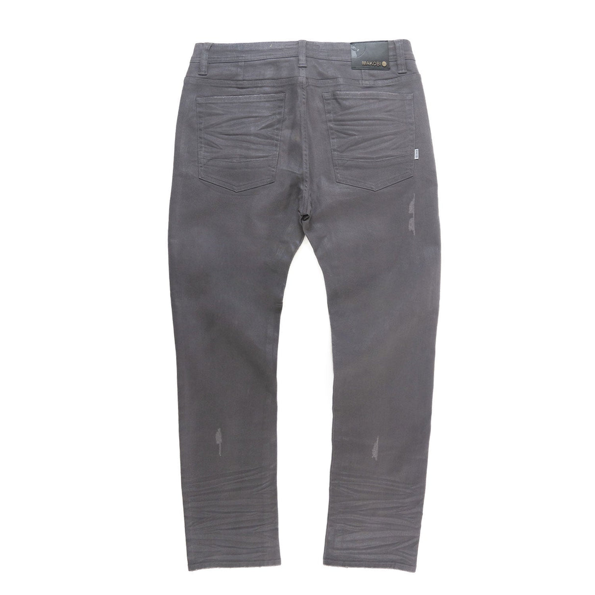 Makobi M1901 Segreto Waxed Jeans - Gray