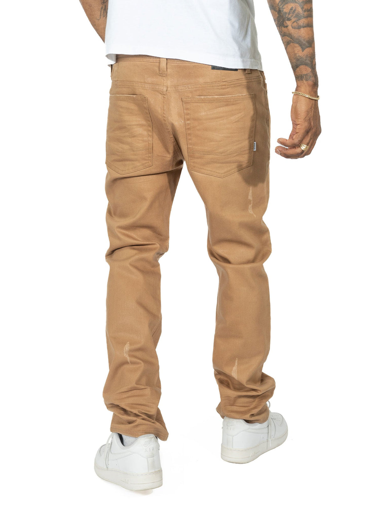 Makobi M1901 Makobi Segreto Waxed Jeans - Mocha