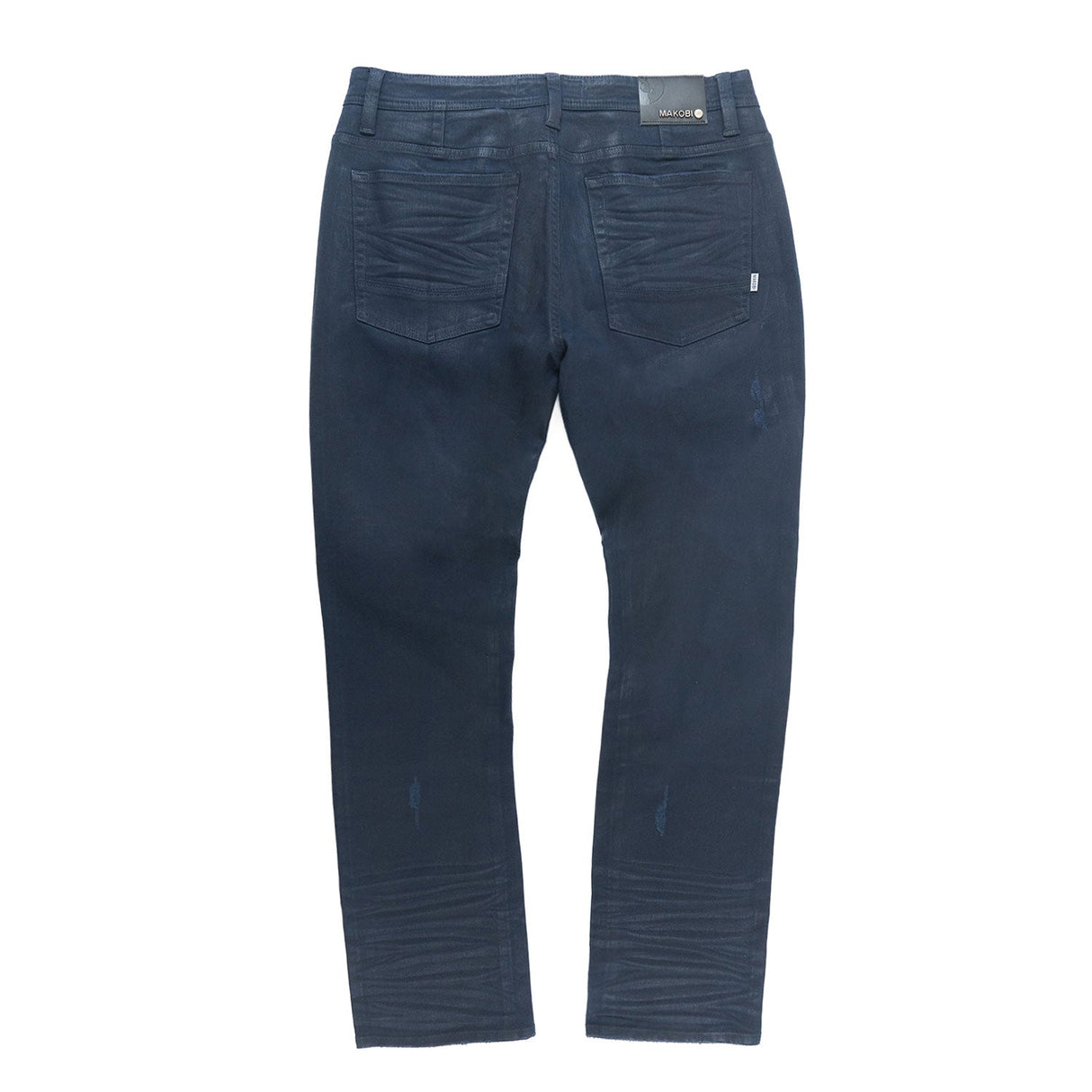 Makobi M1901 Makobi Segreto Waxed Jeans - Navy