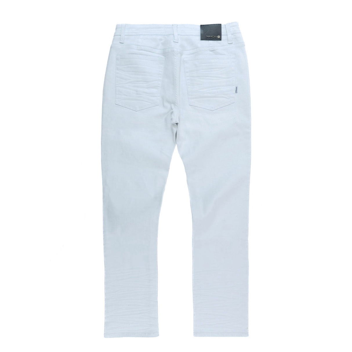 Makobi M1901 Makobi Segreto Waxed Jeans - White