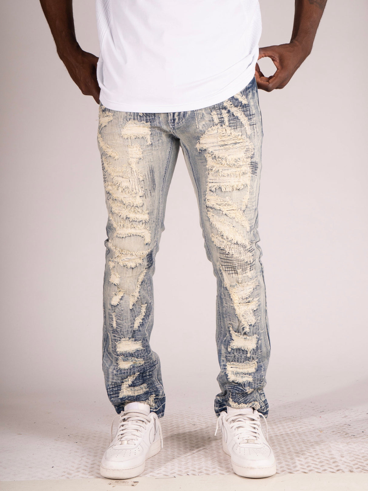 Makobi M1917 Parco Jeans- Light Wash