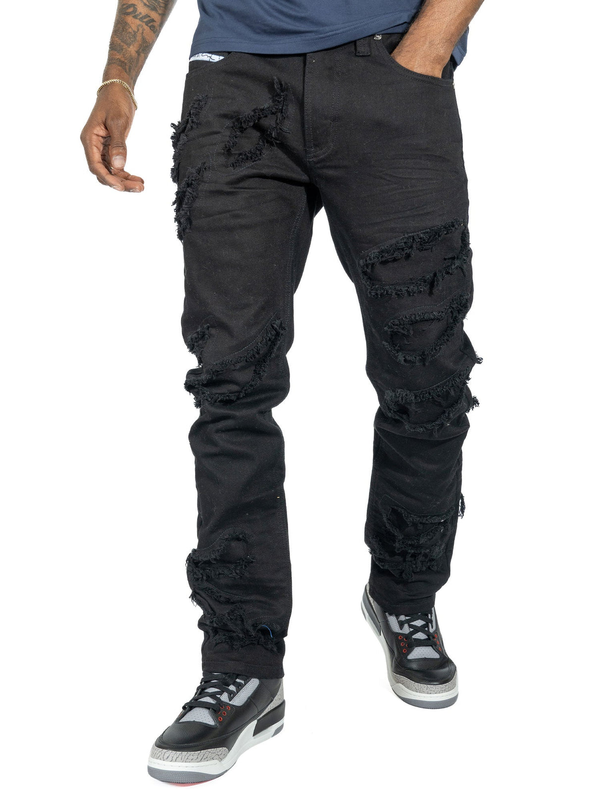 Makobi M1922 Sorrento Jeans - Jet Black