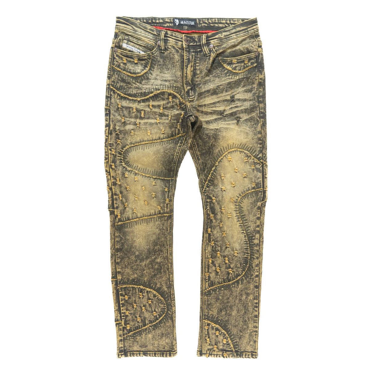 Makobi Slim Fit Jeans | M1935 Esposito Pants - Olive