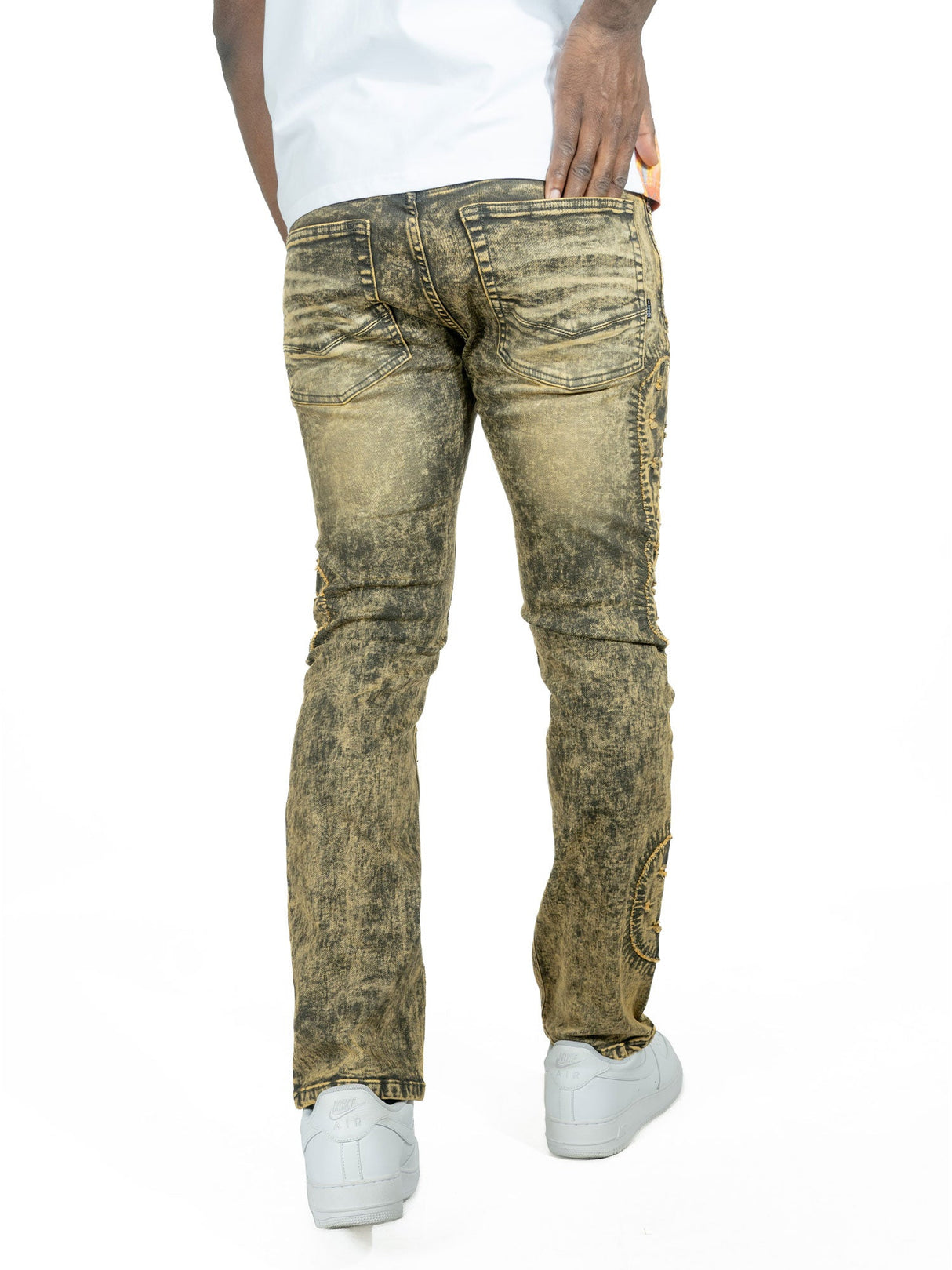 Makobi Slim Fit Jeans | M1935 Esposito Pants - Olive