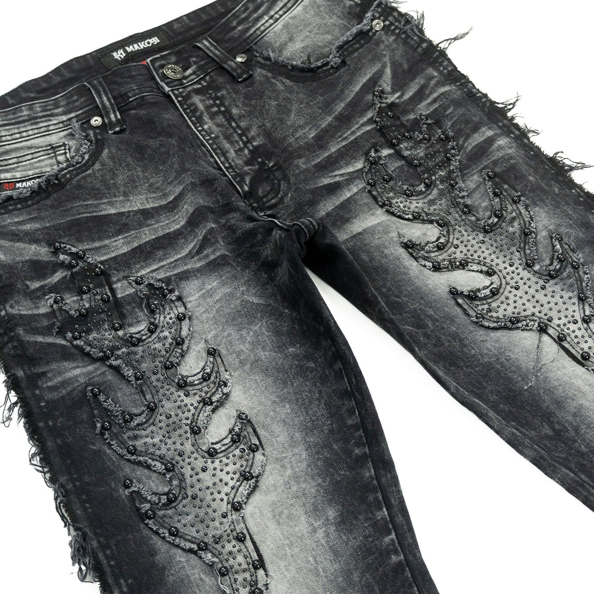 Makobi M1959 Tesoro Stacked Jeans - Black