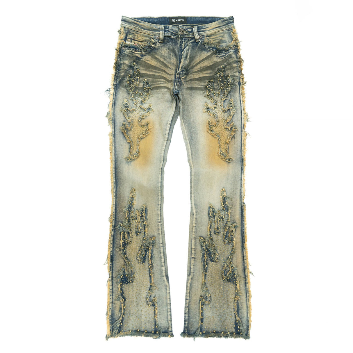 Makobi M1959 Tesoro Stacked Jeans - Dirt