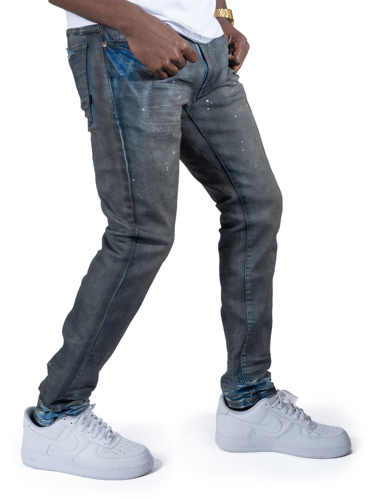 Makobi M1991 Avenida Greased Jeans - Grease Wash