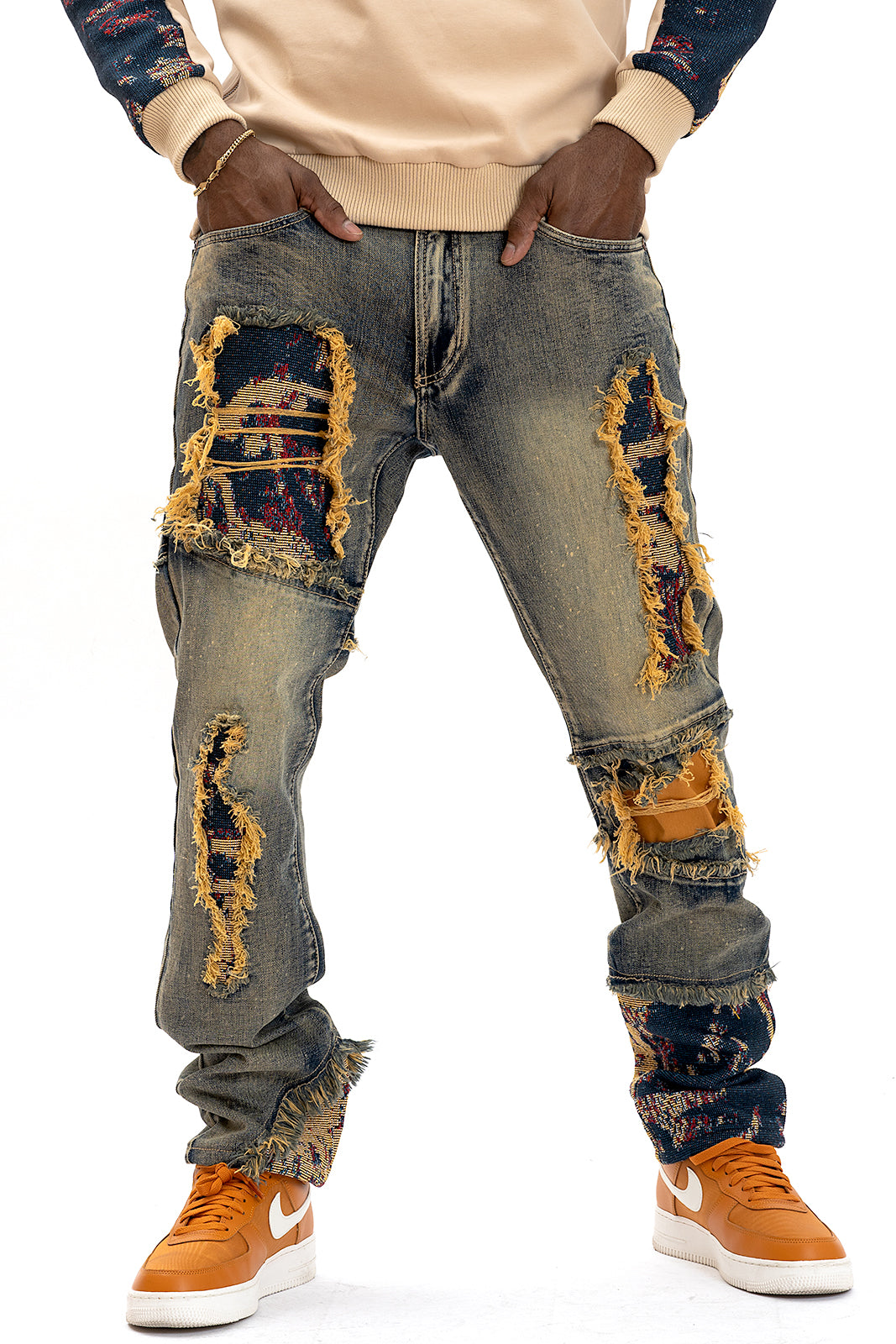 Makobi M1994 Bagnoli Tapestry Jeans - Dirt