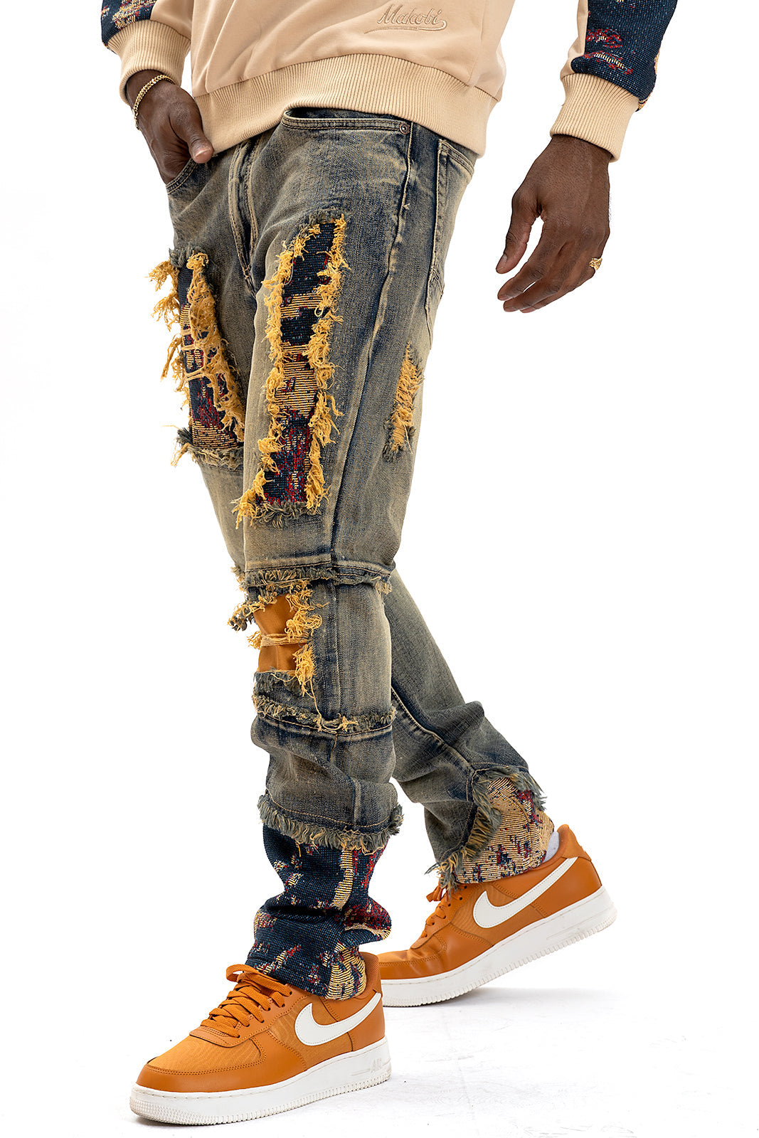 Makobi M1994 Bagnoli Tapestry Jeans - Dirt