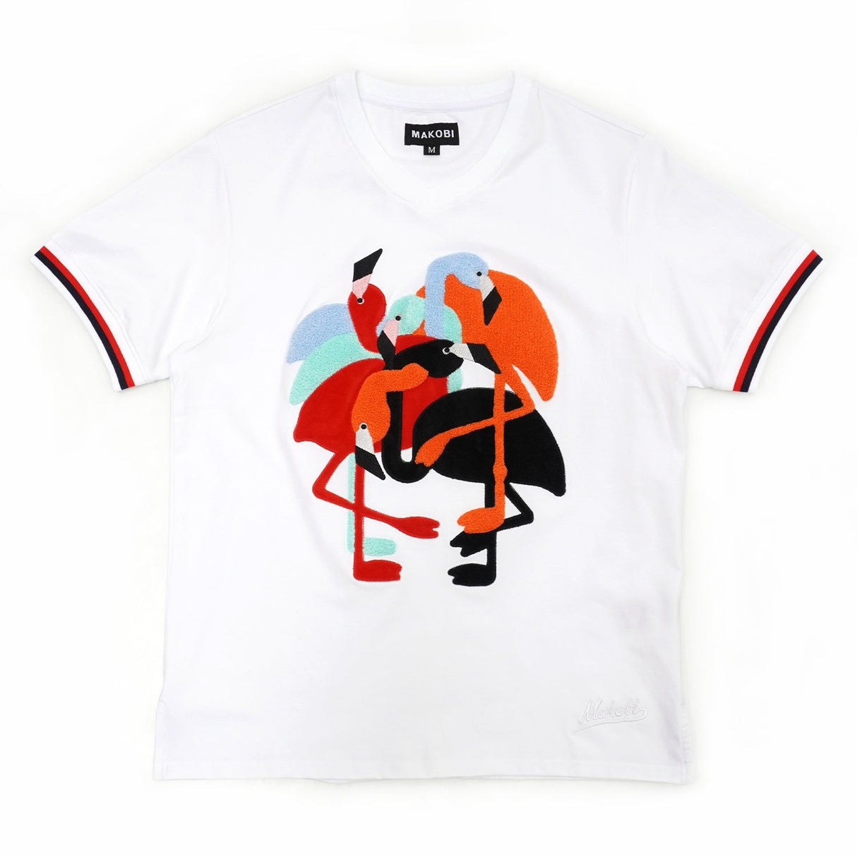 Makobi M219 Flamingo Tee - White