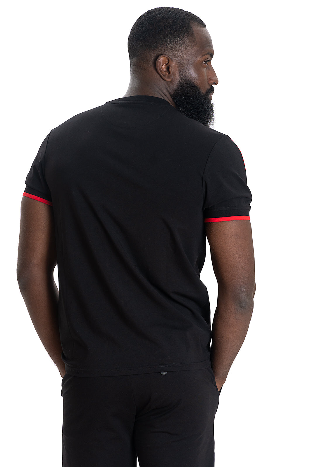 Makobi M301 Makobi Ricci Core Tee - Black.Red