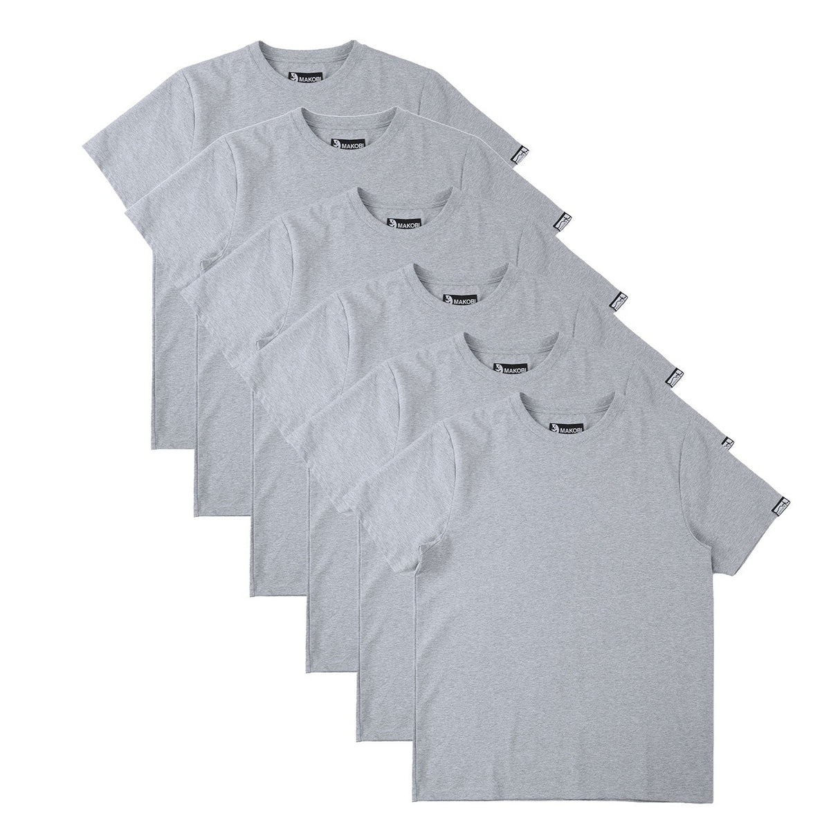 Makobi TEES | M303 Essentials Bundle of 6 - Gray