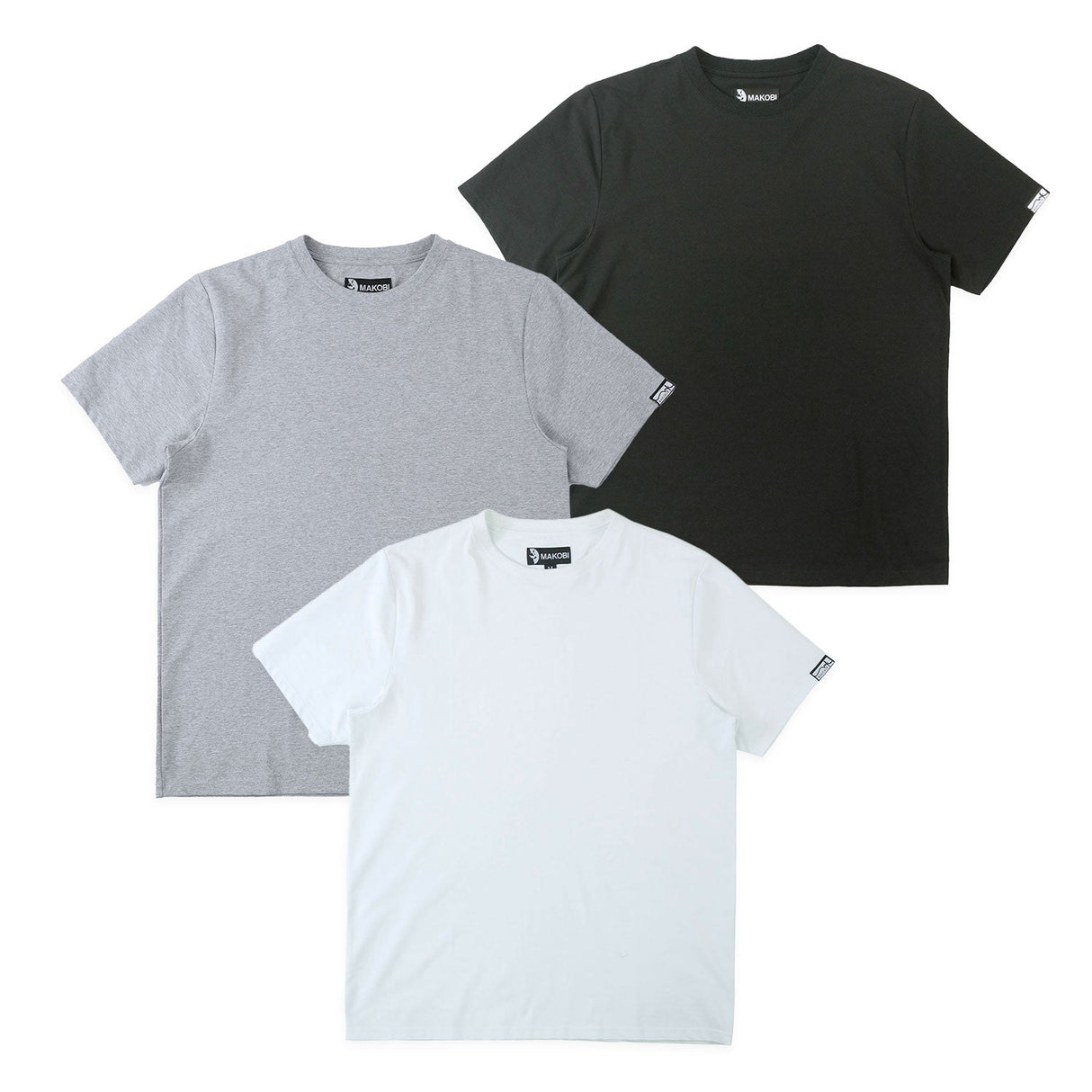 Makobi Tees|M303 Essentials Bundle Pack Tri-Color