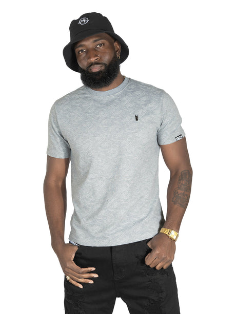 Makobi M316 Sartoni Embossed Tee - Gray