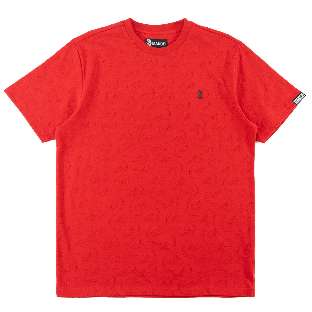 Makobi M316 Sartoni Embossed Tee - Red