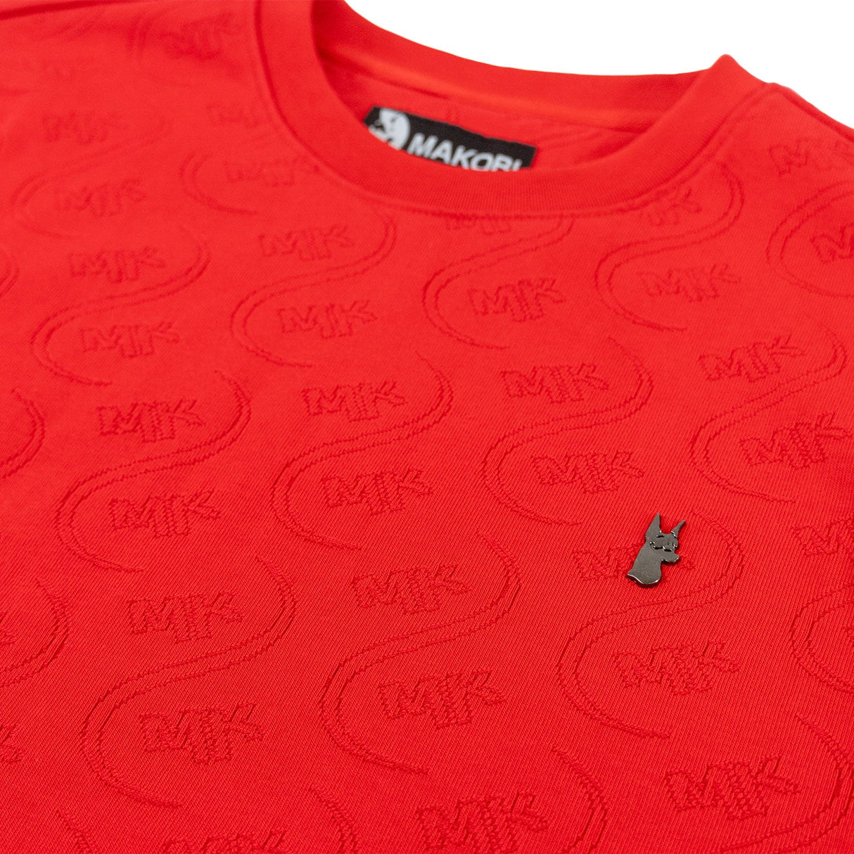 Makobi M316 Sartoni Embossed Tee - Red