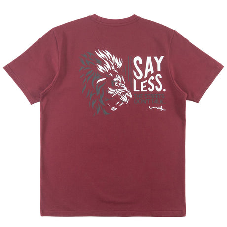 Makobi M340 Gianos Lion Tee - Burgundy