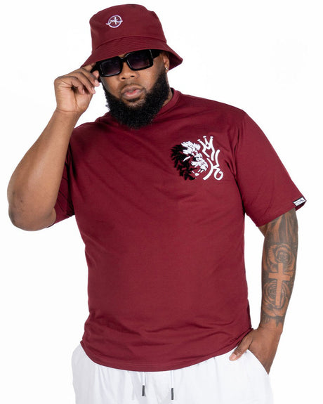 Makobi M340 Gianos Lion Tee - Burgundy