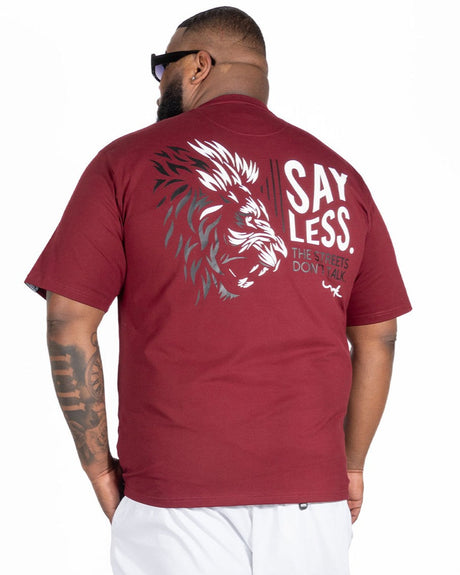 Makobi M340 Gianos Lion Tee - Burgundy