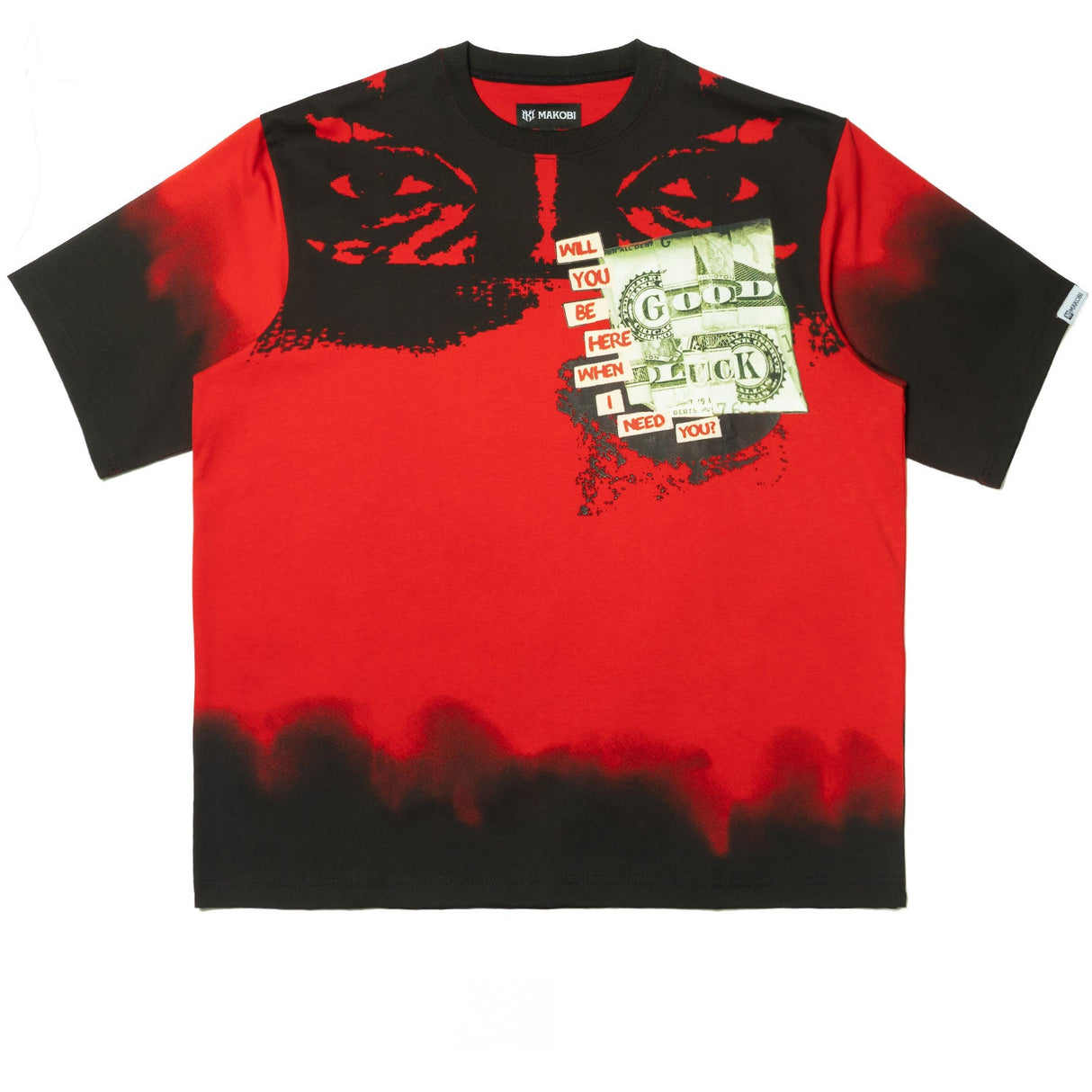Makobi M369 Good Luck Money Tee - Red