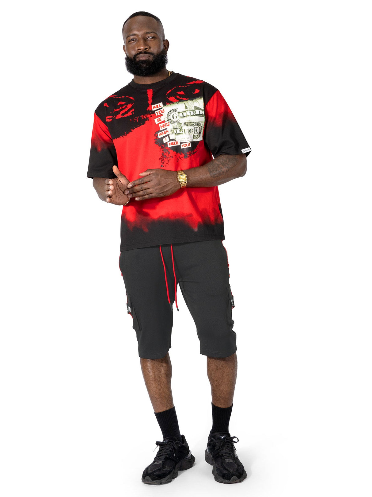 Makobi M369 Good Luck Money Tee - Red