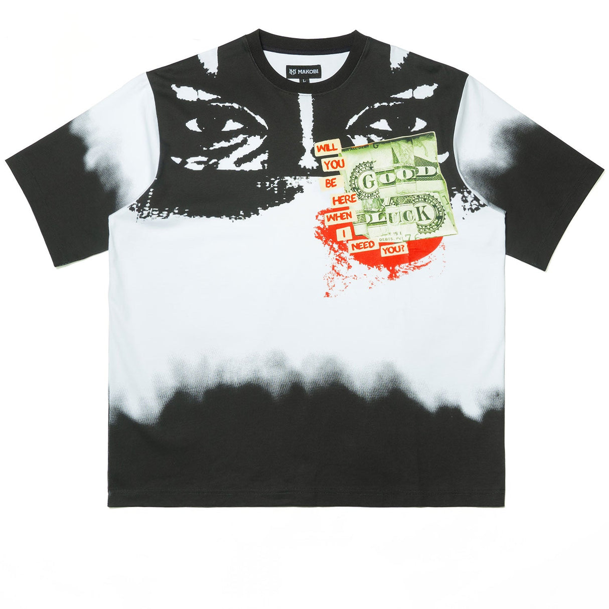 Makobi M369 Good Luck Money Tee - White