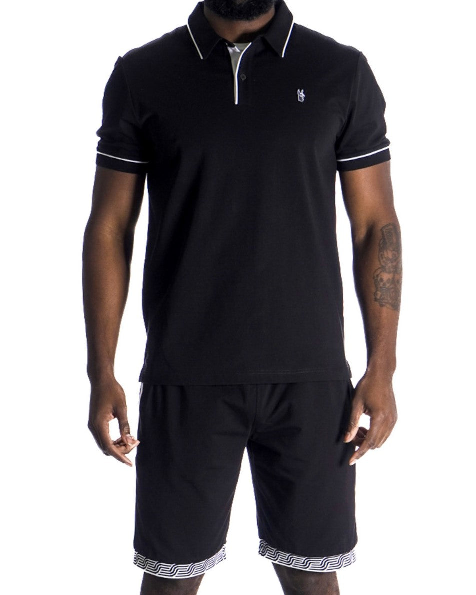 Makobi M383 Luciano Polo Shirt - Black