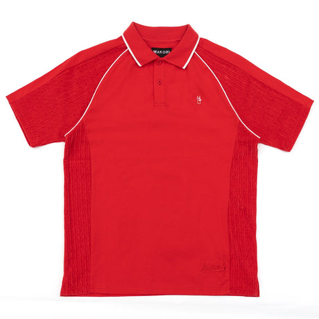 Makobi M394 Makobi Daniali Polo Shirt- Red