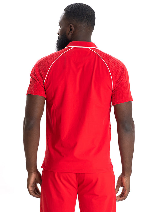Makobi M394 Makobi Daniali Polo Shirt- Red