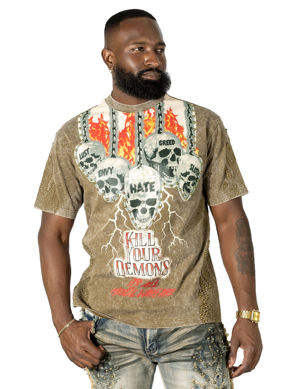 Makobi M417 Tesoro T-shirt - Khaki
