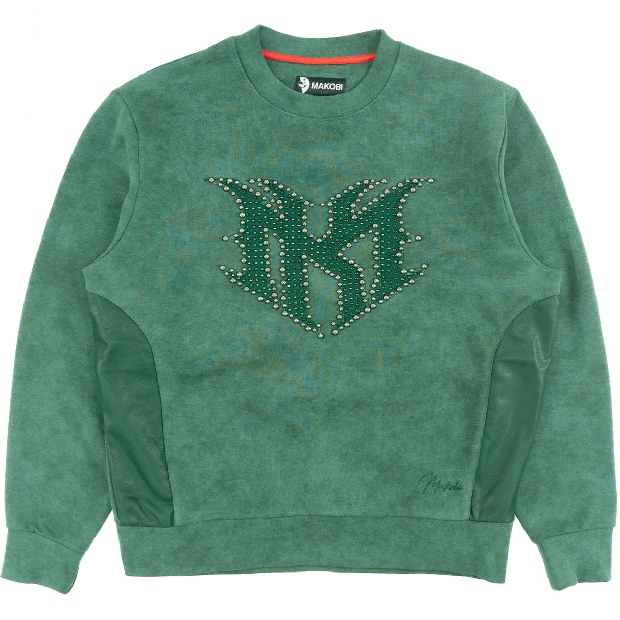Makobi Sweatshirt | M4241 Lorenzino Crewneck - Green