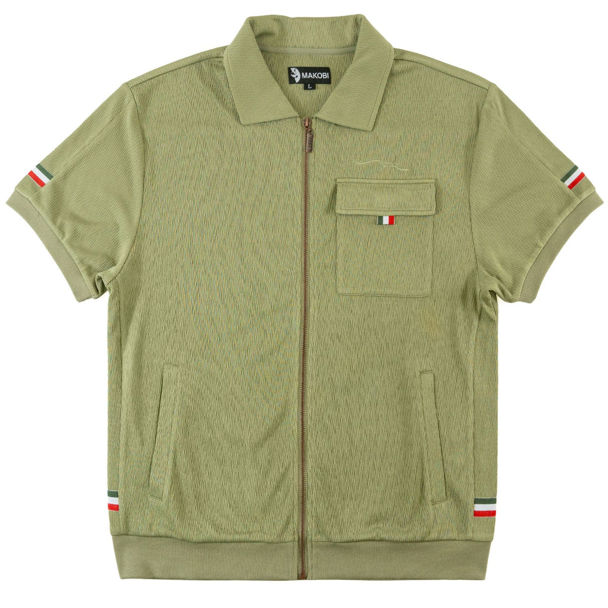 Makobi M428 Moreli Knit Short Sets - Olive