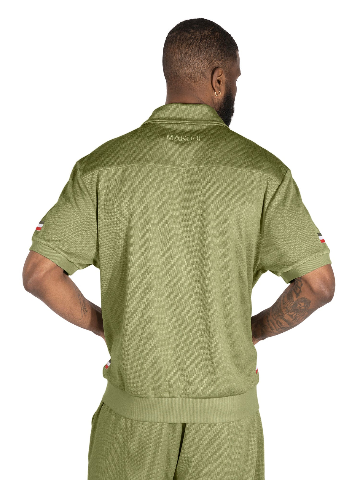Makobi M428 Moreli Knit Short Sets - Olive