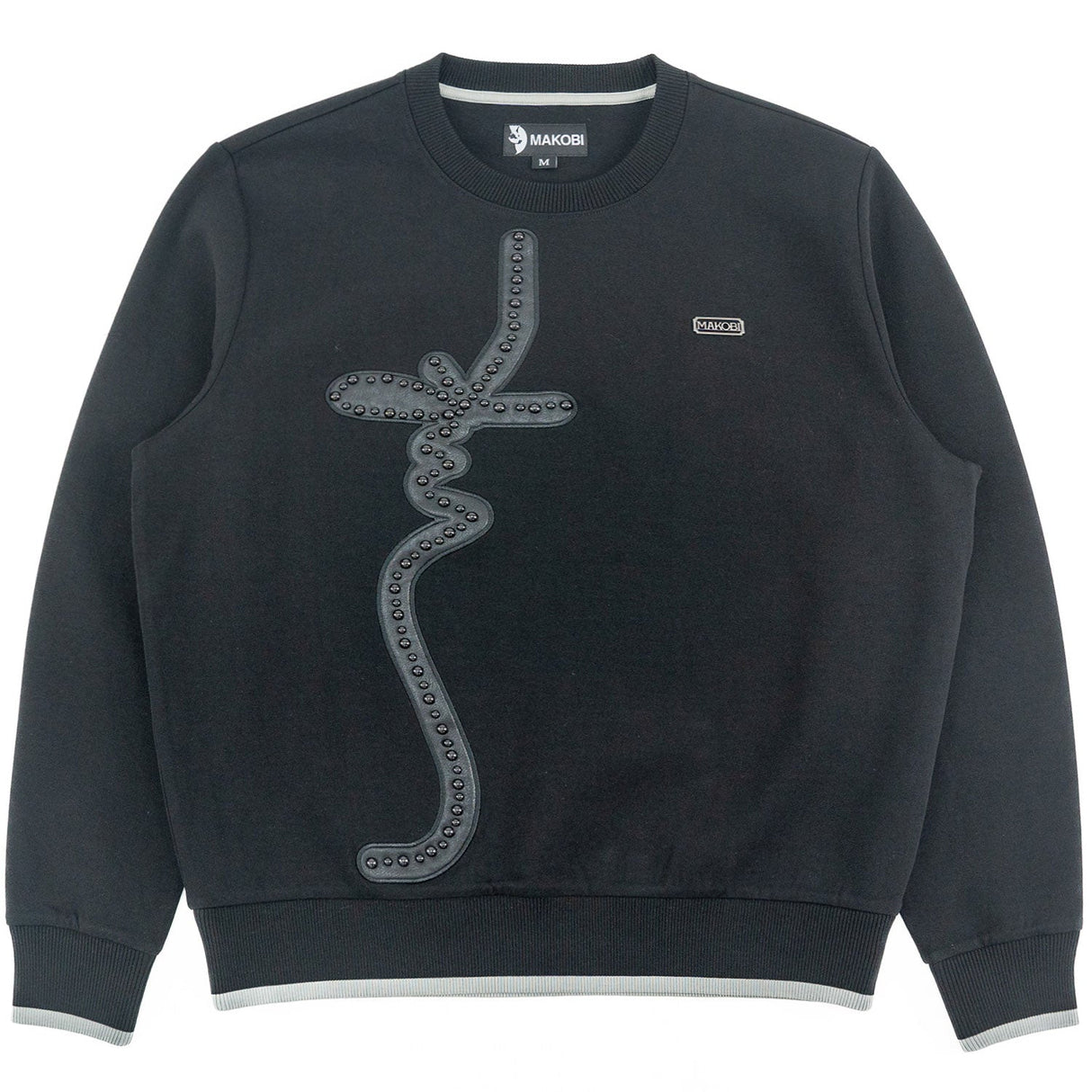 Makobi Sweatshirt | M4355 Lorenzo MK Crewneck - Black