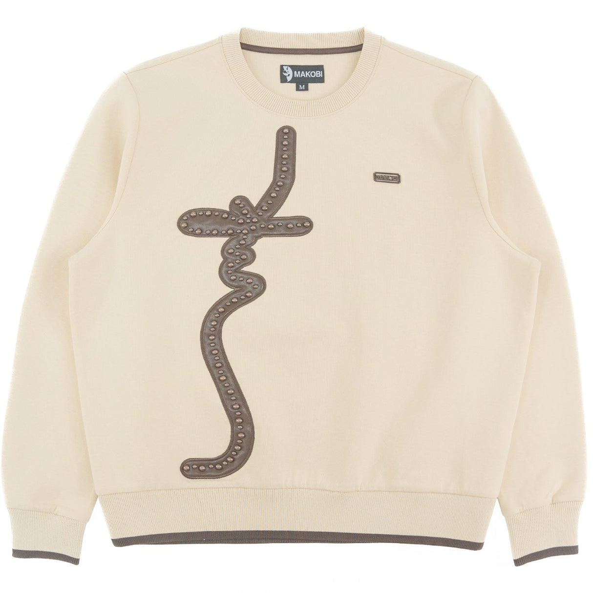 Makobi Sweatshirt | M4355 Lorenzo MK Crewneck - Khaki