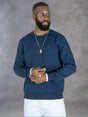 Makobi M4390 Beanchi Jacquard Crewneck - Navy