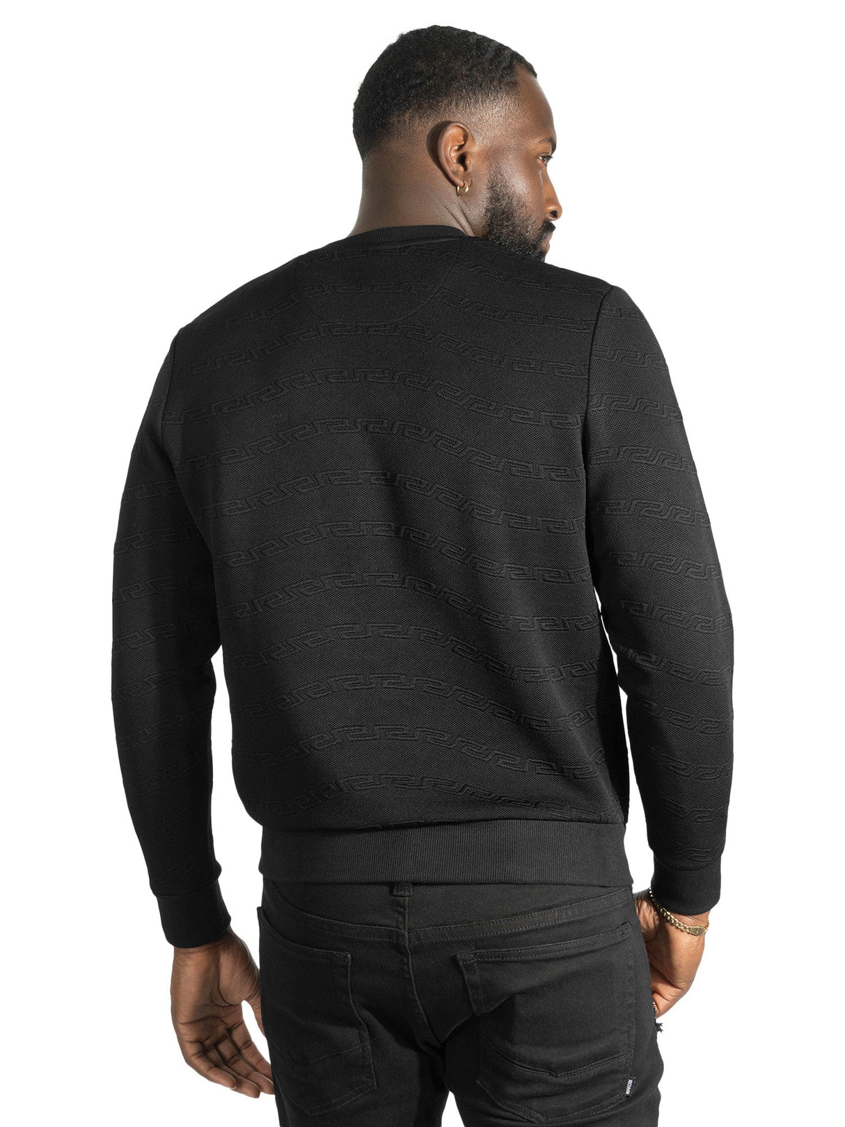 Makobi Sweatshirt | M4412 Bianco Crewneck - Black