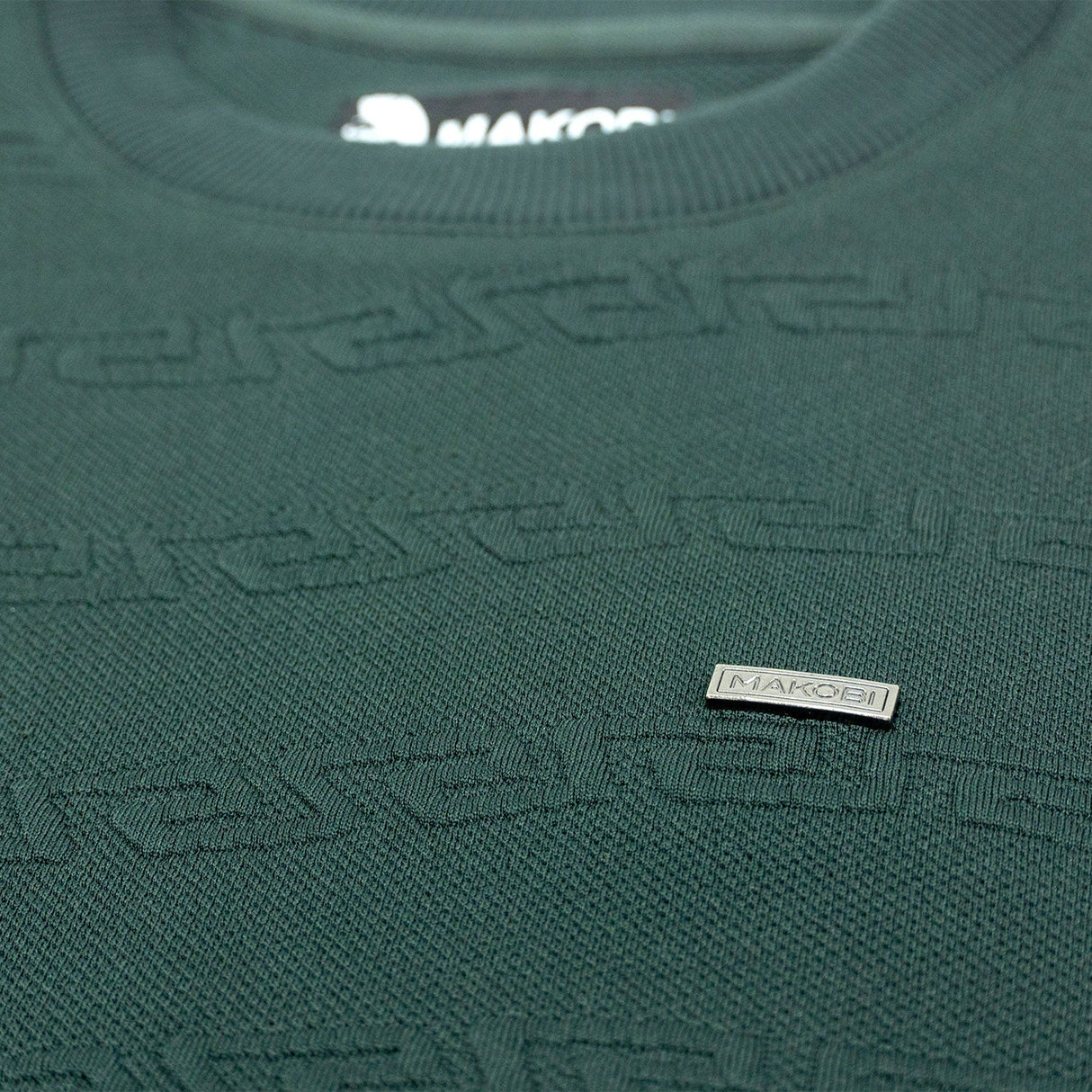 Makobi Sweatshirt | M4412 Bianco Crewneck - Green