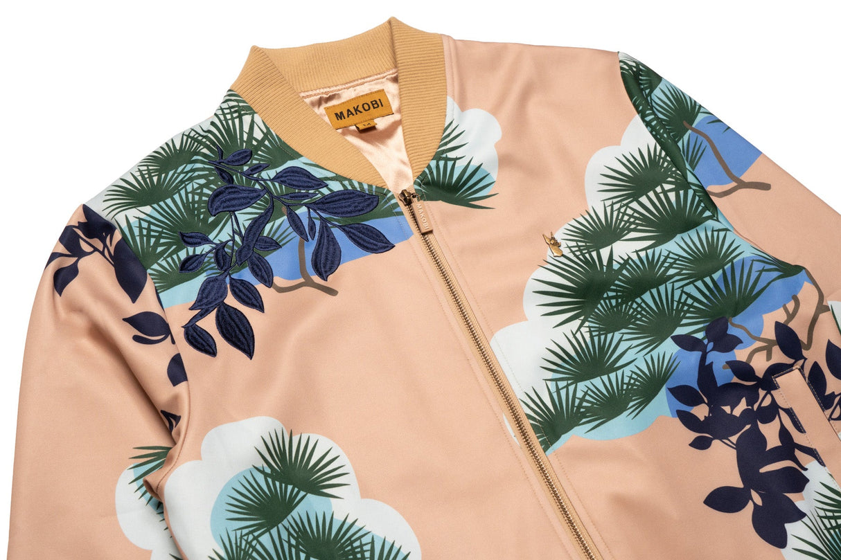 Makobi M4470 Beruni Varsity Jacket - Khaki